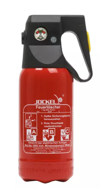 PS1JM 8 Jockel fire extinguisher mini 1 kg ABC car powder fire extinguisher 2LE