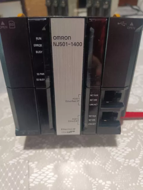 LIKE NEW WITH ORIGINAL BOX  PLC OMRON CPU NJ501-1400 Ethercat Ethernet/IP