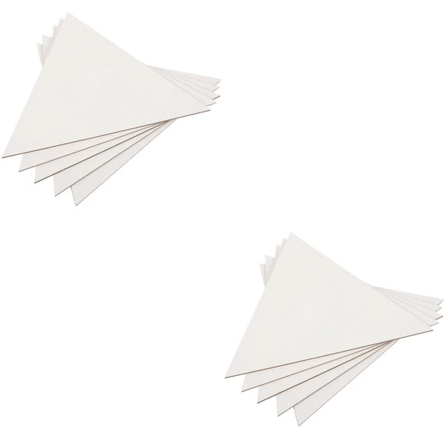 Lot de 30 mini toiles magnétiques vierges pour peinture, art, cadeau, décoration (7,6 cm, forme ronde