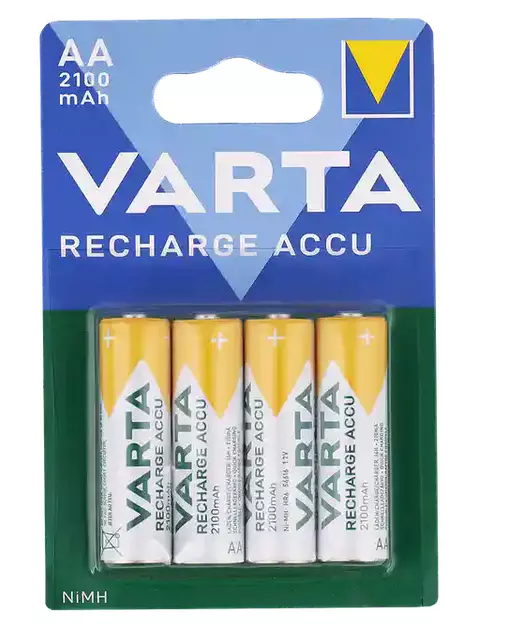 VARTA LR6 (AA) 1,2V NiMH Pile Rechargeable - 4 Pièces 2100mAh PILES ACCUS HR6