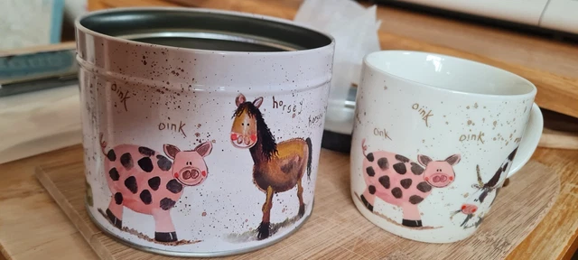Regalos de Queens - Taza Alex Clark Farmyard en lata original