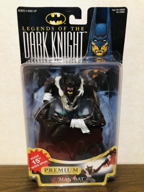 Vintage 1997 Batman Legends of the Dark Knight Man-Bat 🦇 Action Figure! Sealed!