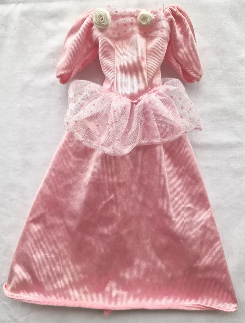 Vintage Mattel Barbie 1995 Pink Bridesmaid Dress