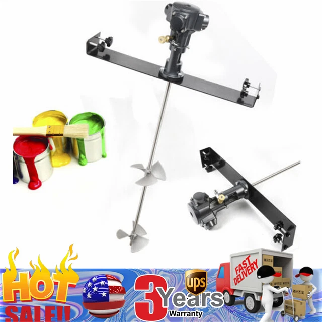1/2HP Paint Mixing Air Mixer 50 Gallon Stainless Steel Bucket Paint Mixer 200l