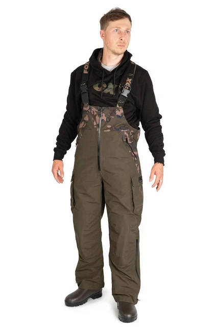 Fox Aquos Tri Layer Salopettes / Carp Fishing Waterproof Clothing Bib & Brace