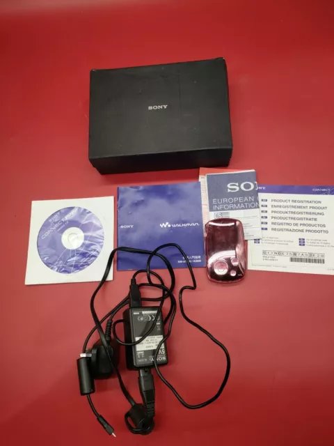 Sony Walkman NW-A1000 Purple 6GB Digital Media Player Untested No Charger Bundle