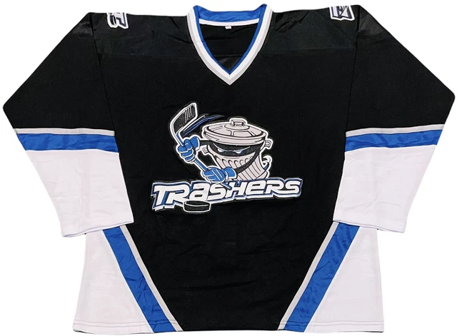 drake rocking AJ's actual Danbury Trashers jersey is pretttttty cool . . .  Listen now!  . . . Follow →, By  House Of Hockey