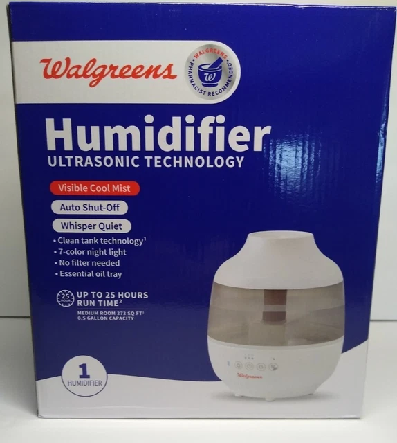 WALGREENS HUMIDIFIER ULTRASONIC technology new 22.95 PicClick