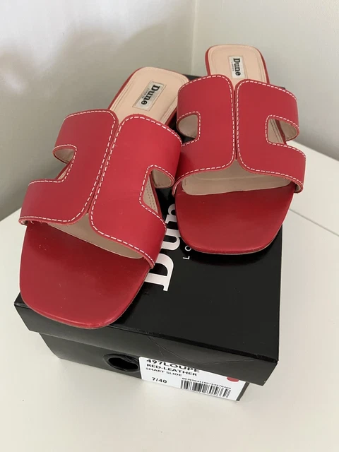 Red sandals size 7 sale