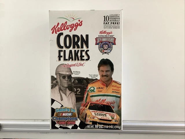 NASCAR TERRY LABONTE Champions Unopened Kellogg's Corn Flakes Cereal ...