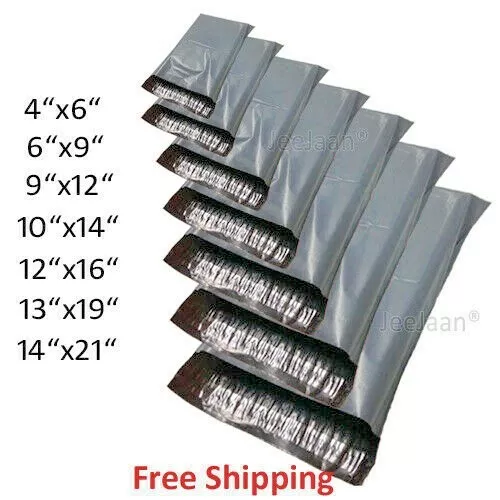 Strong Grey Plastic Mailing Bags Poly Postage Post Postal Self Seal - All Sizes 2