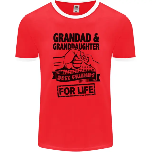 Grandad and Granddaughter Grandparents Day Mens Ringer T-Shirt FotL