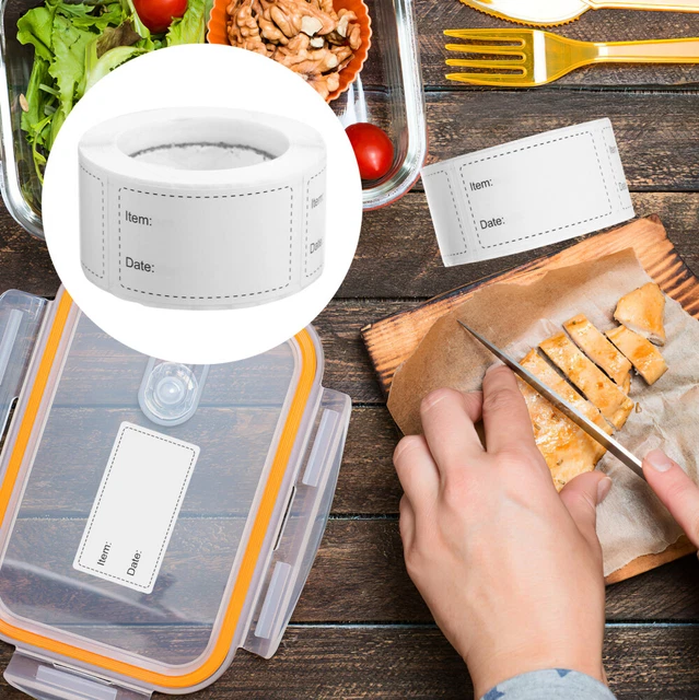 3 ROLLS FILE Identification Stickers Logo Sticker Refrigerator Office £ ...