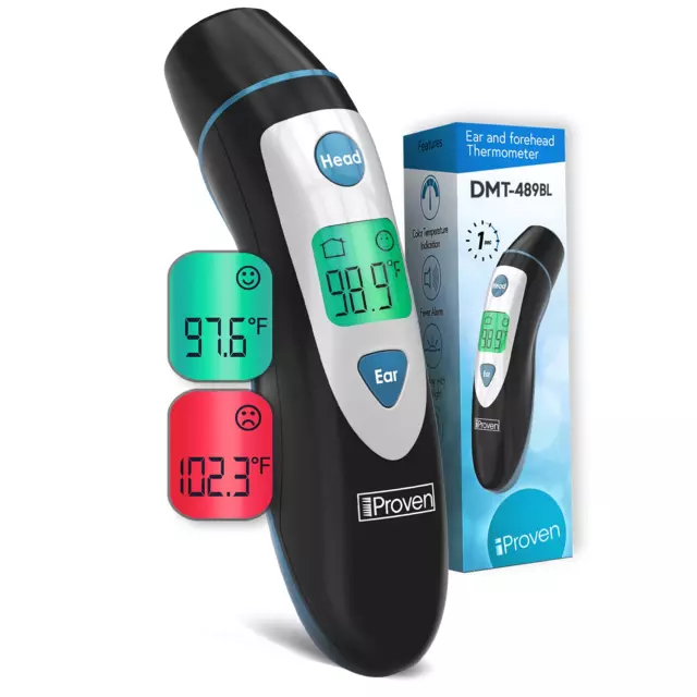 Iproven Digital Forehead Thermometer for Adults, Kids and Babies |Accurate, Fast