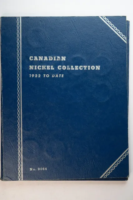RARE 44-Coin Lot of Canada Nickels 1922-1960 in Whitman Album