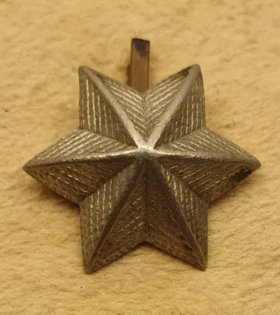 WW1/WW2 Dutch Army Rank Insignia Officer/Major Uniform Rank Star, Rank Badge Pin