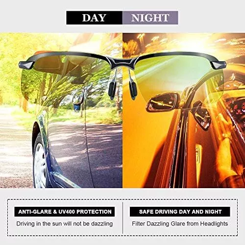 Day Night Driving Glasses- Anti-Glare Night Vision Glasses Men Women Polarized 2