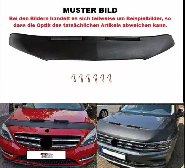 Bonnet Bra Haubenbra für Ford Fiesta ab Bj 2013-2016 Steinschlagschutz