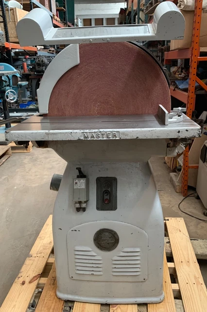 Master Kindt-Collins 24" Disc Sander w/ Light Guard & Miter Gauge 3ph (5281) Master Kindt-Collins 24" Disc Sander w/ Light Guard & Miter Gauge 3ph (5281)