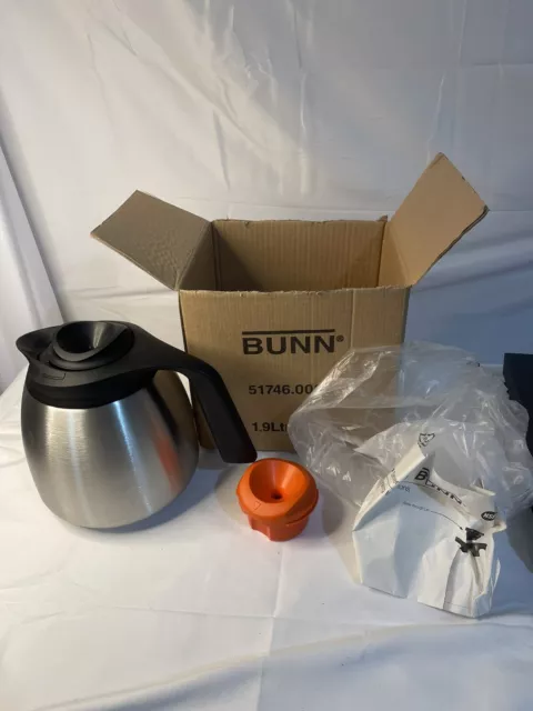 Bunn Carafe, Thermalseamless 1.9L 51746.0001 - Geniune OEM and free shipping.