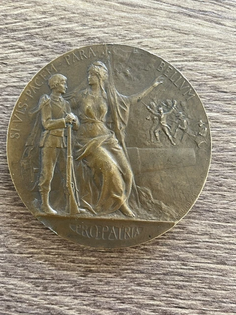 Médaille XIXe – Entraînement Physique Préparation Militaire Par GRANDHOMME (MED02845)