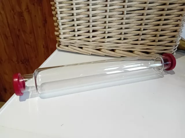 Nützlicher Artikel...retro....glas...wasserbefüllbar...rollstift...backen..küche