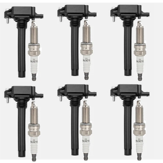 6PCS IGNITION COIL & Spark Plug Kit for 20112017 Dodge Grand Caravan 3
