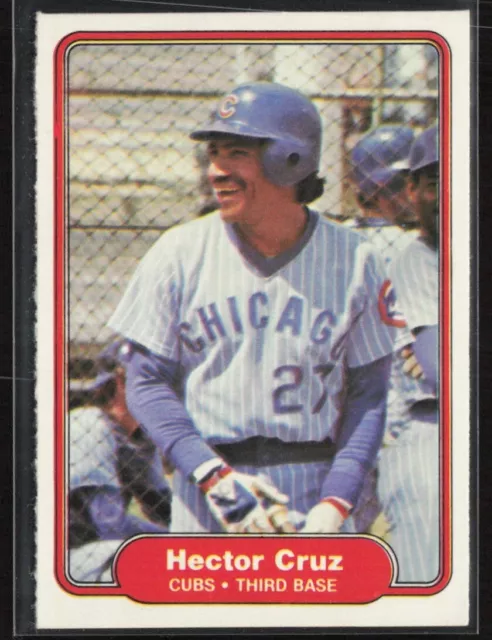 1982 Fleer #591 Hector Cruz Chicago Cubs