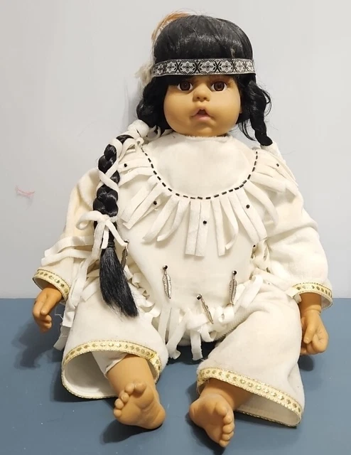 Heritage Signature collection porcelain doll native american