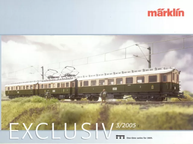 MÄRKLIN 2005 Exclusive 3/2005 catalogue - One time series in 2005 E aa