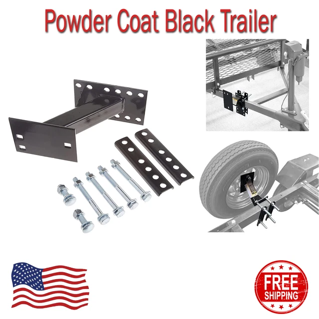 SPARE TIRE CARRIER Trailer Mount Wheel Holder Camper RV Boat Tongue