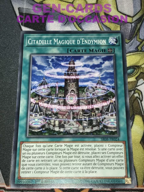 OCCASION Carte Yu Gi Oh CITADELLE MAGIQUE D'ENDYMION SR08-FR024 1ère édition