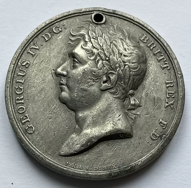 England - Coronation Medallion - George IV 1821.