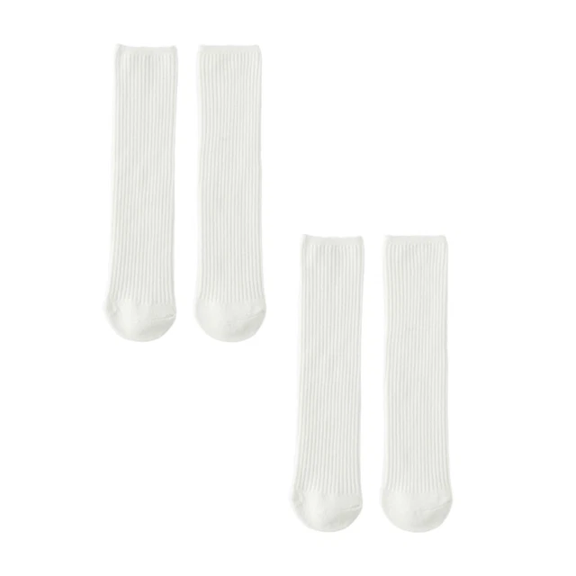 2 Pairs Cotton Socks Anti Slip Socks Cotton Socks Boys High Socks 2
