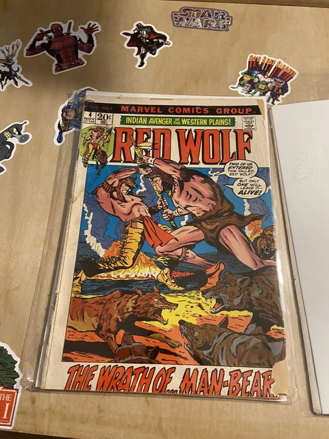Red Wolf #4 1st Print Marvel Comics 1972