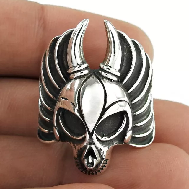 BAND DRAGON RING Size Q 925 Solid Sterling Silver Handmade Indian ...