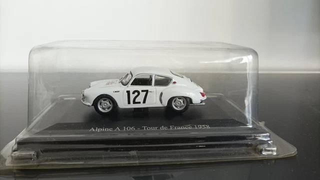 Miniature Eligor 1/43 Renault 8 Gordini 1969 - Hachette DA068 - Bleu, Occasion