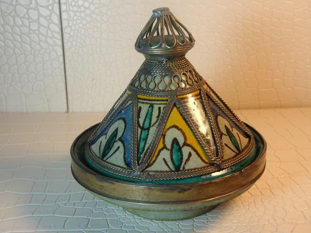 Assiette tajine céramique Maroc terre cuite, Oriental ceramic plate Morocco Safi | eBay