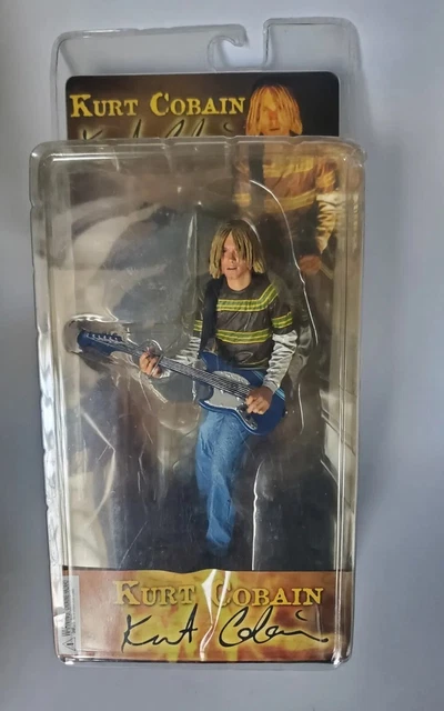 KURT COBAIN Smells Like Teen Spirit Video  Action Figure NECA New in package