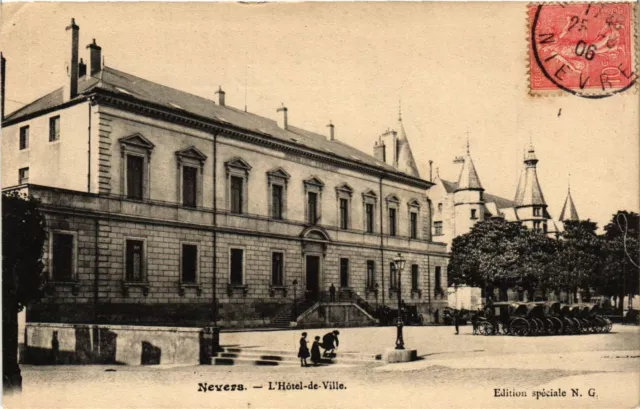 CPA NEVERS - L'Hotel-de-VILLE (355604)