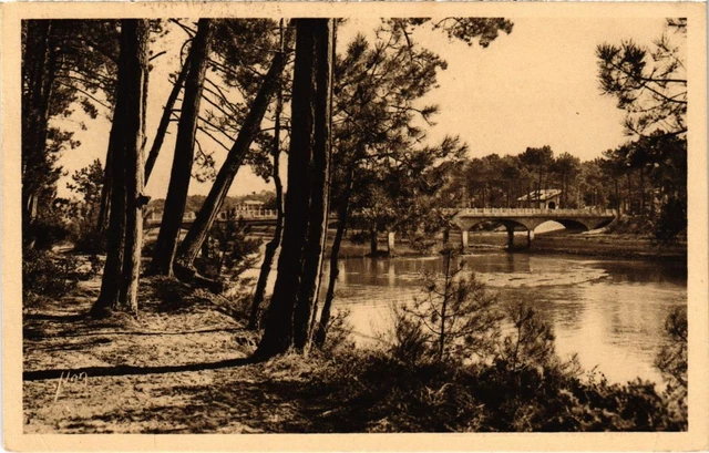 Carte Postale Ancienne Hossegor - Le Canal (Landes), Voyageée