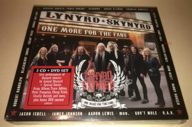 Lynyrd Skynyrd 2 CD DVD Gregg Allman Trace Adkins Peter Frampton Cheap Trick