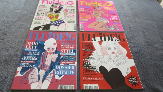 fluide glacial lot de 11 numéros FLUIDE G + N° 1 de FLUIDE GLAMOUR 3
