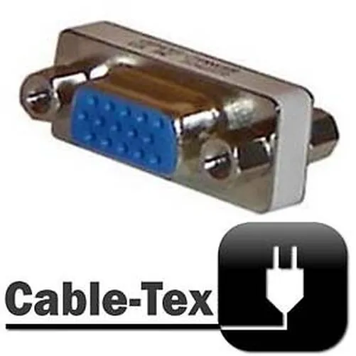 Cable-Tex 15 Broches VGA Changeur de Genre Femelle À F D-Sub