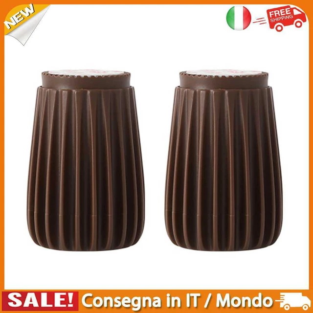 IT 2x Bed Stabilizer Headboard Stoppers Anti-shake Frame Tool (L Dark Brown)