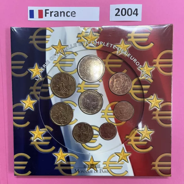 COFFRET BU 8 pièces  FRANCE 2004  neuf Sous Blister  🇫🇷