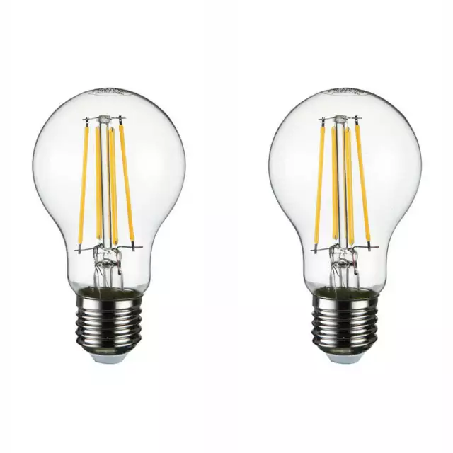 LED Dimmable Filament A60 GLS Light Bulb B22 Bayonet Cap | E27 Edison Screw