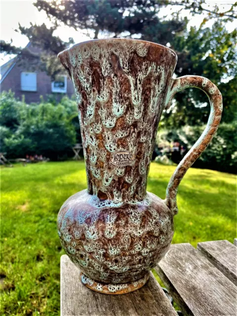 Pichet vintage en céramique allemagne de l'ouest manufacture JOPEKO années 60