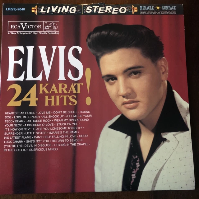 Elvis Presley - 24 Karat Hits! (x2LP) 1997 Num. Ltd. Ed. Audiophile Press NM/VG+
