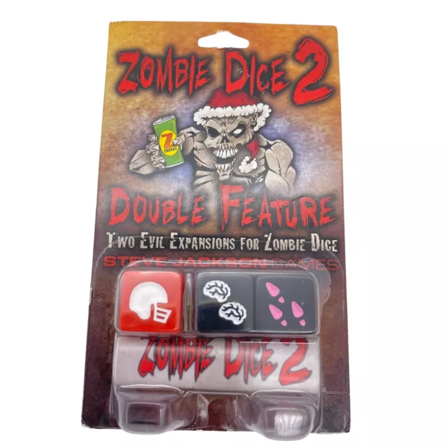 Zombie Dice 2 Double Feature Dice game Sealed Expansion pack Steve Jackson